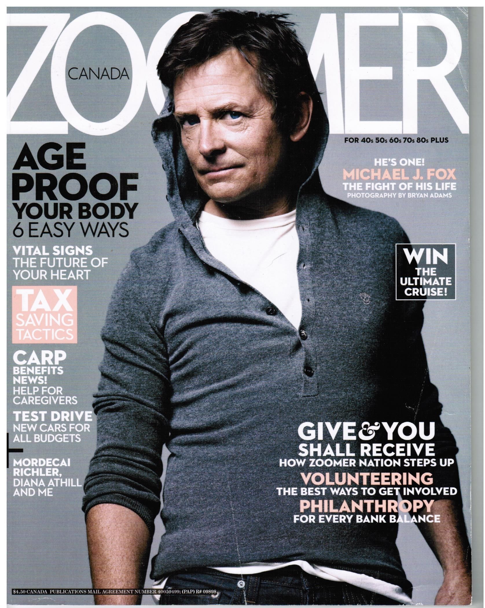 ZOOMER magazine side cover  April 2020