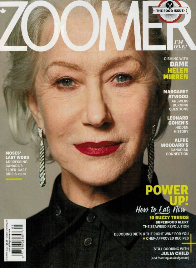 ZOOMER magazine cover  April 2022