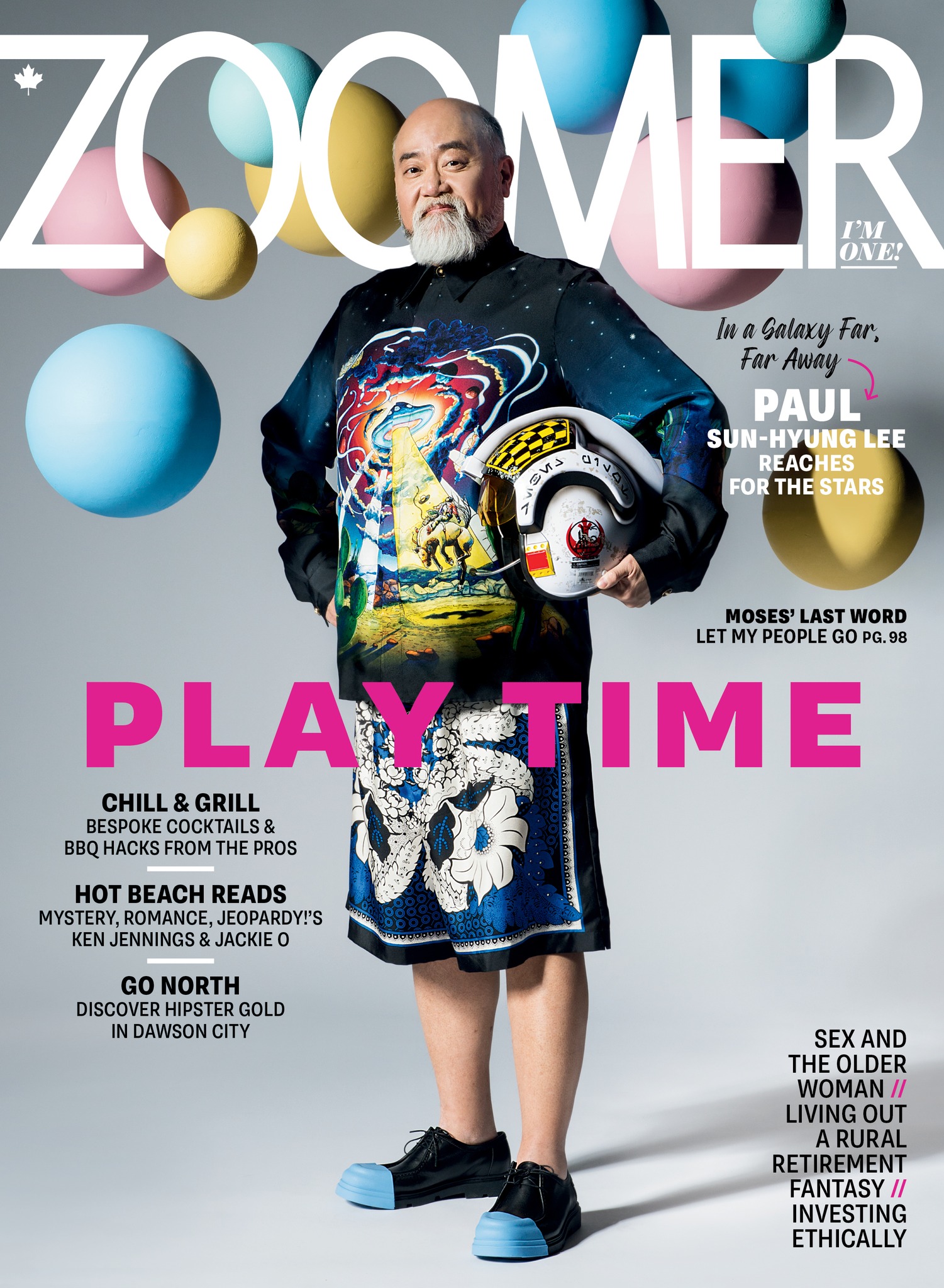 ZOOMER magazine side cover  June/July 2023