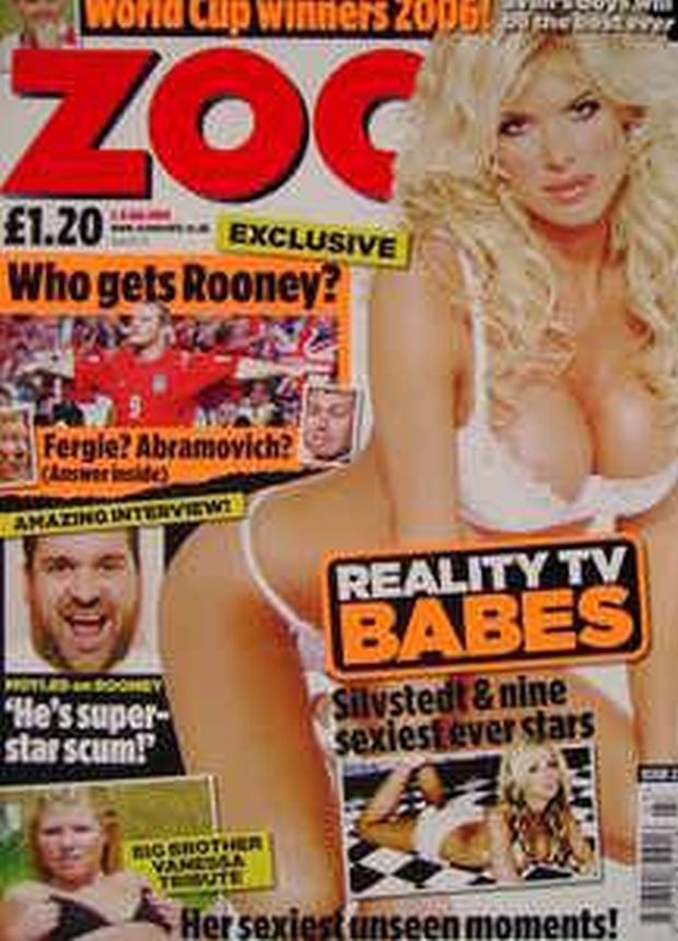 ZOO WEEKLY UK magazine side cover 2 July 2004