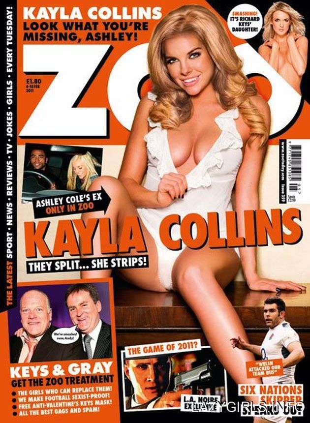 ZOO WEEKLY UK magazine side cover  February 2011