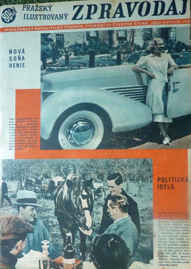 ZPRAVODAJ magazine side cover Issue 48   1935