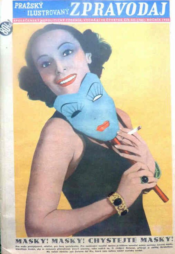 ZPRAVODAJ magazine side cover Issue 50   1935
