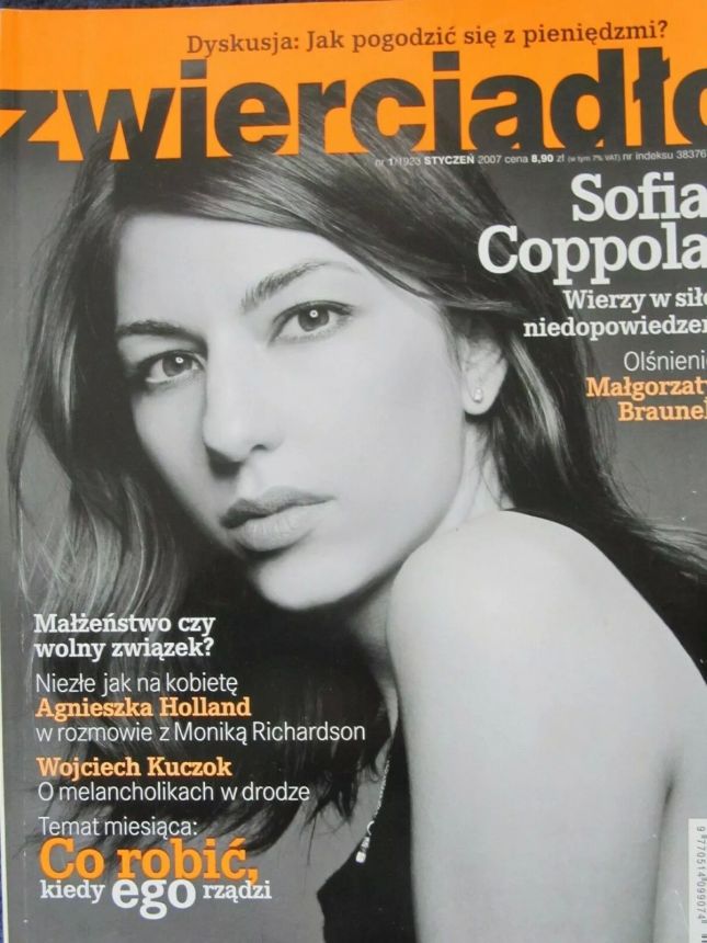 ZWIERCIADLO magazine side cover  January 2007