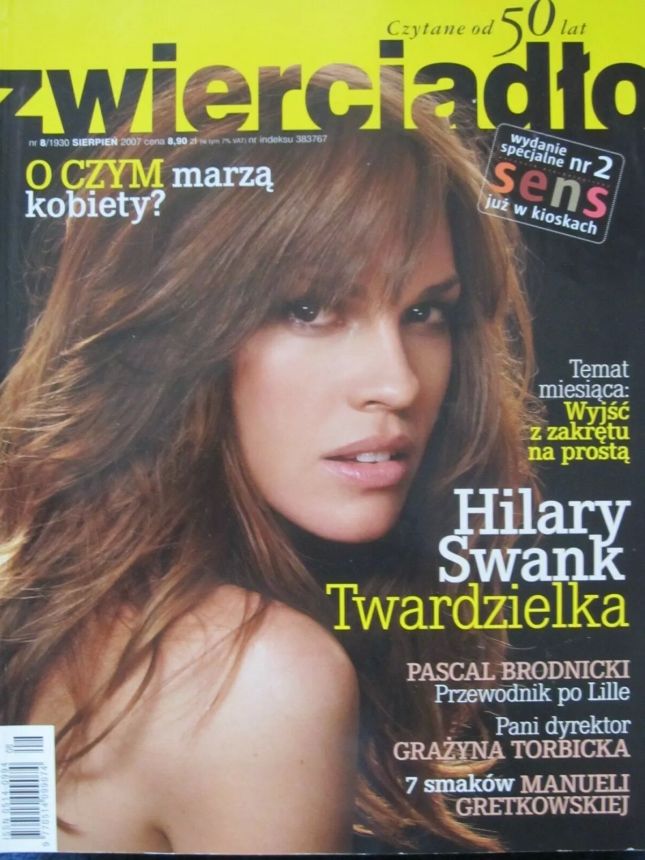 ZWIERCIADLO magazine side cover  August 2007