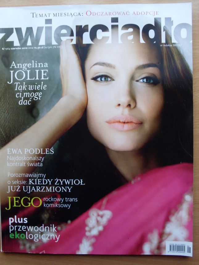 ZWIERCIADLO magazine side cover  June 2010
