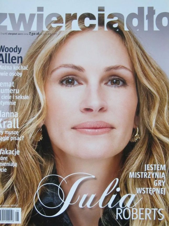 ZWIERCIADLO magazine side cover  August 2011