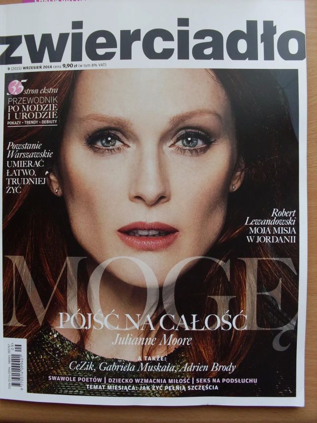 ZWIERCIADLO magazine side cover  September 2014