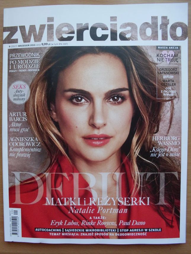 ZWIERCIADLO magazine side cover  September 2015