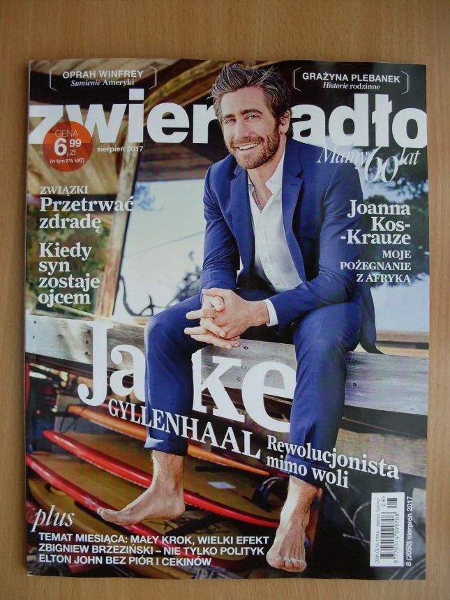 ZWIERCIADLO magazine side cover  August 2017