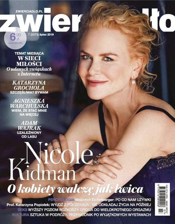 ZWIERCIADLO magazine side cover  July 2019
