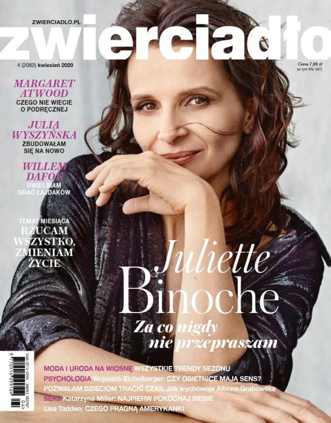 ZWIERCIADLO magazine side cover  April 2020