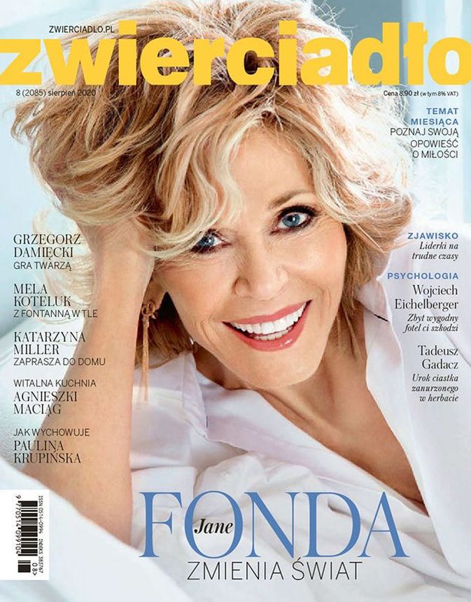 ZWIERCIADLO magazine side cover  August 2020