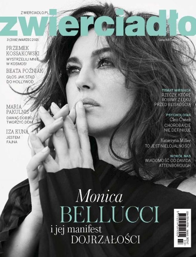 ZWIERCIADLO magazine side cover  March 2021