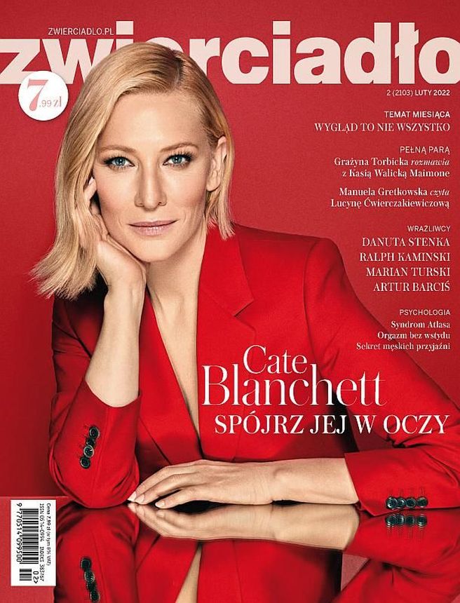 ZWIERCIADLO magazine side cover  February 2022