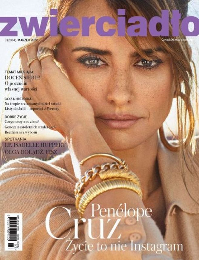 ZWIERCIADLO magazine side cover  March 2022