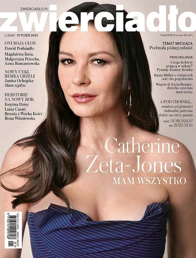 ZWIERCIADLO magazine side cover  January 2023