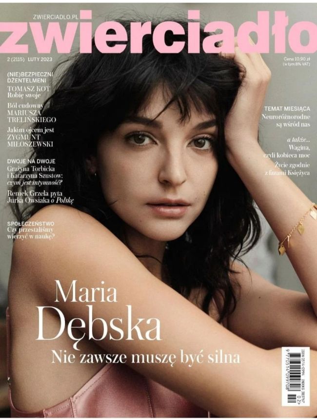 ZWIERCIADLO magazine side cover  February 2023