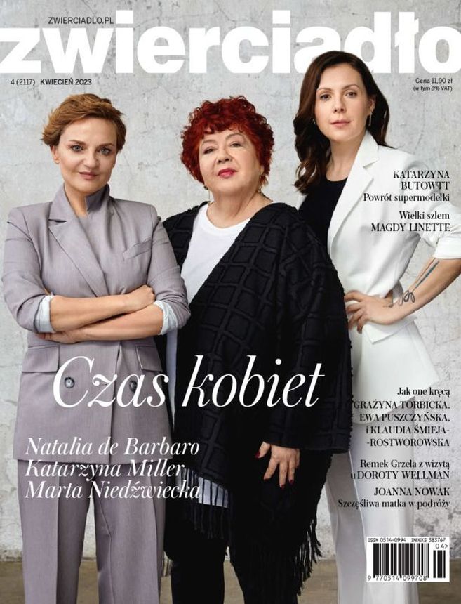 ZWIERCIADLO magazine side cover  April 2023