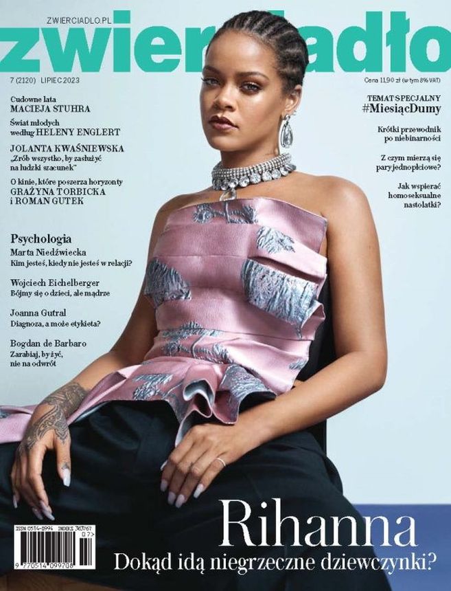 ZWIERCIADLO magazine side cover  July 2023